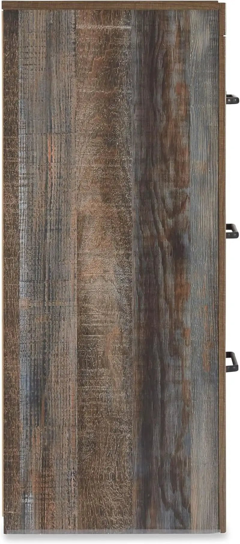Rusticated Six Drawer Dresser Weathered Brown Bedroom from PriceLows™