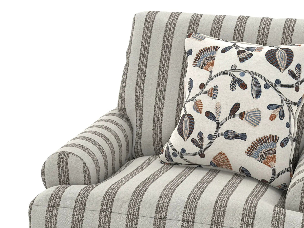 Marley Chair | 41 x 44 x 41 in | Polyester & Fabric | Mocha