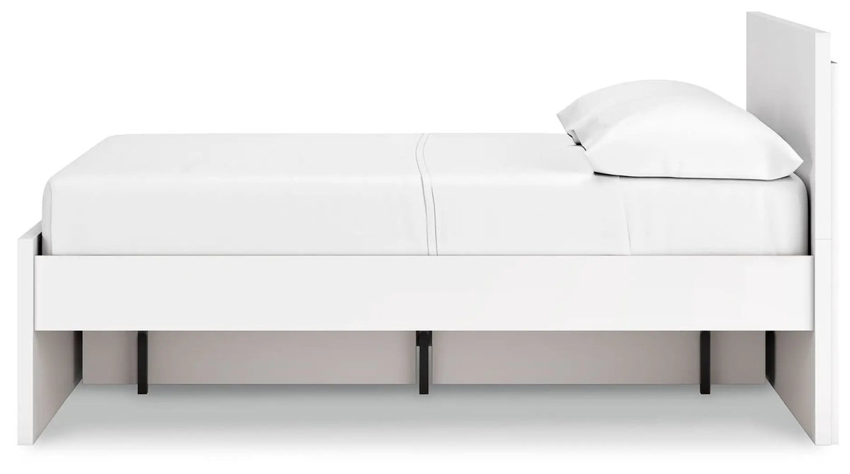 Onita Panel Platform Bed | Minimal Design | Ultra-Clean Lines | Easy-Elegant Solid Finish