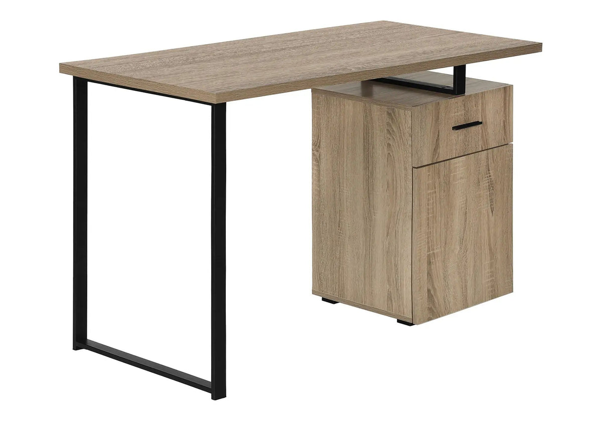 Computer Desk With Storage Unit | 47.25 Inch Width | Left Or Right Setup | One Drawer