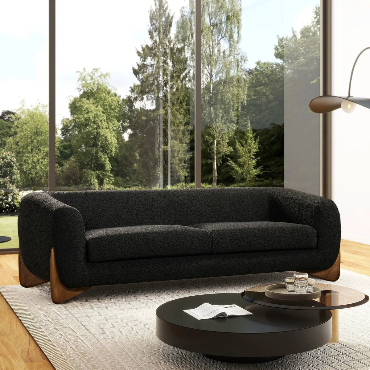 Alpine Sofa | Removable Seat Cushions | Comfortable Lounging | 90.5 Inch Length