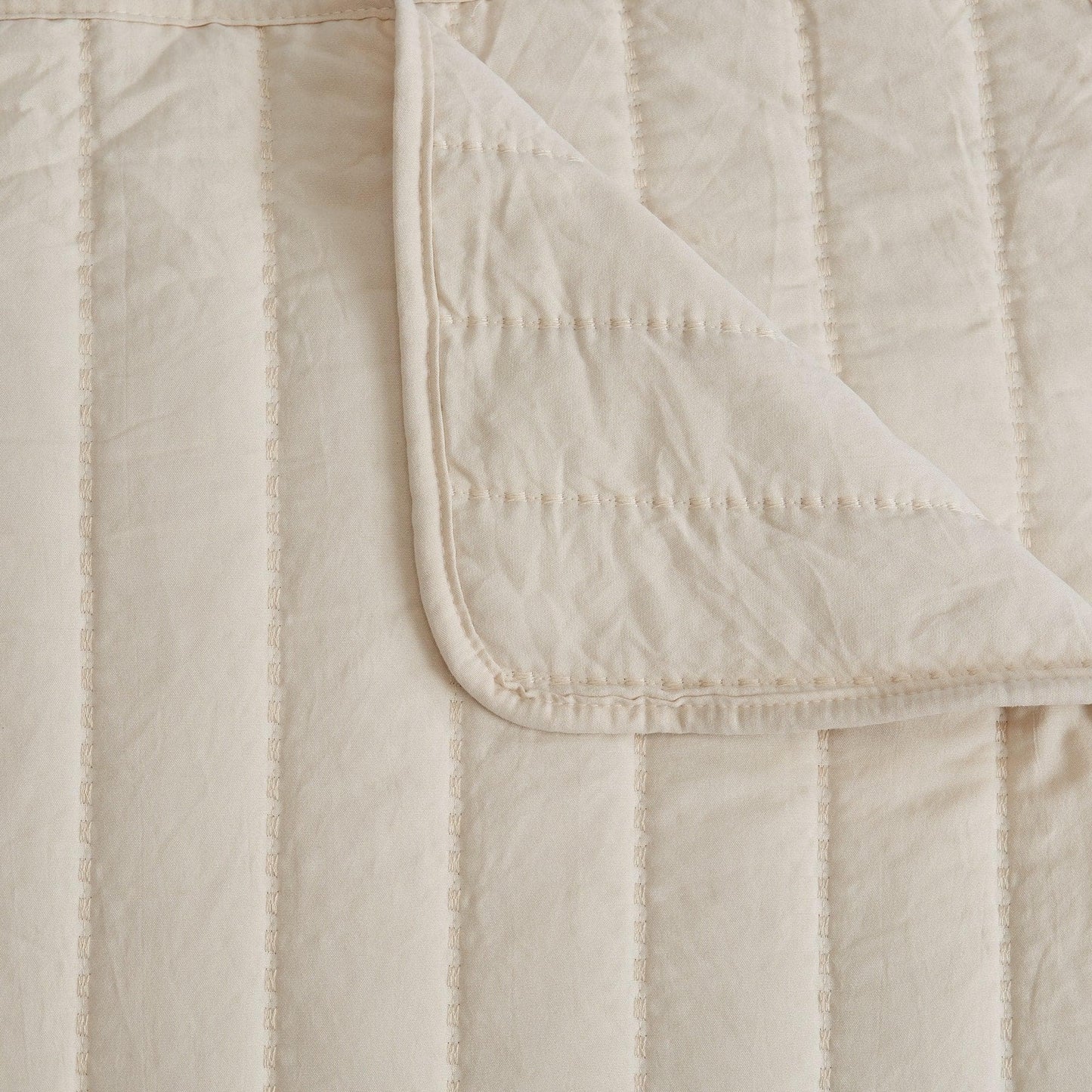 Solid Striped Quilt - Virginia Collection from PriceLows™