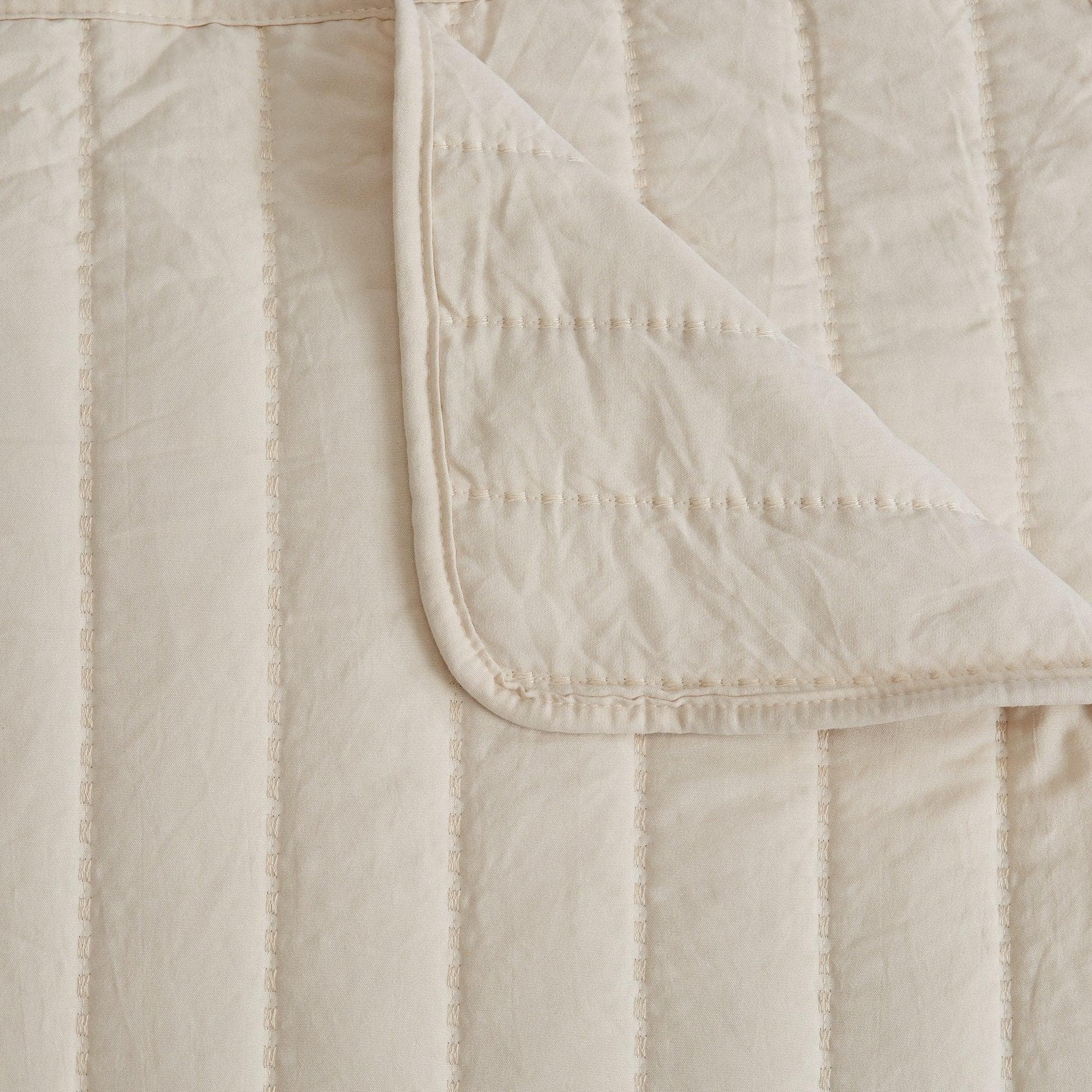Solid Striped Quilt - Virginia Collection from PriceLows™