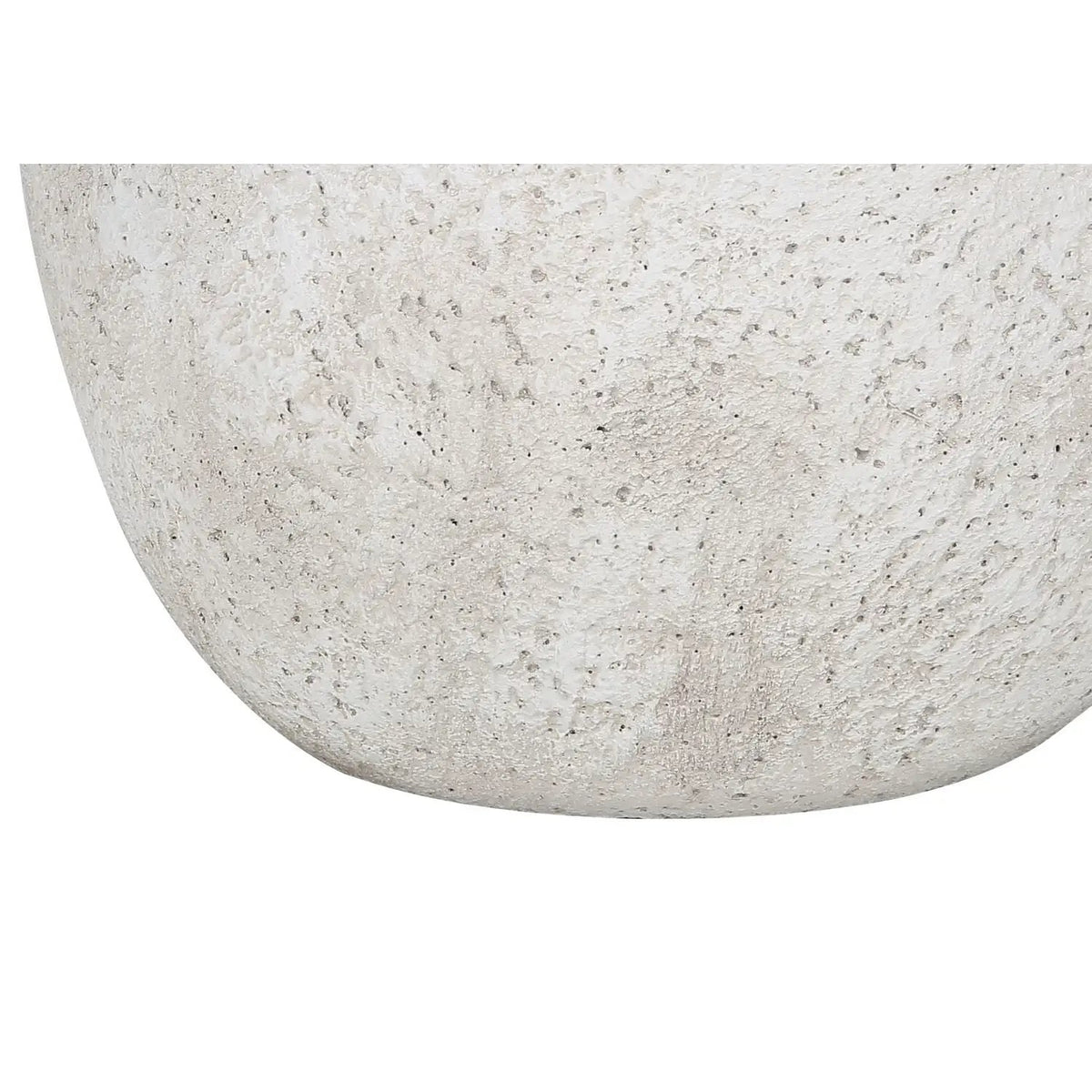 Cream Concrete Table Lamp | Urn-Shaped Base | 20 Inch Height | Gold Finial