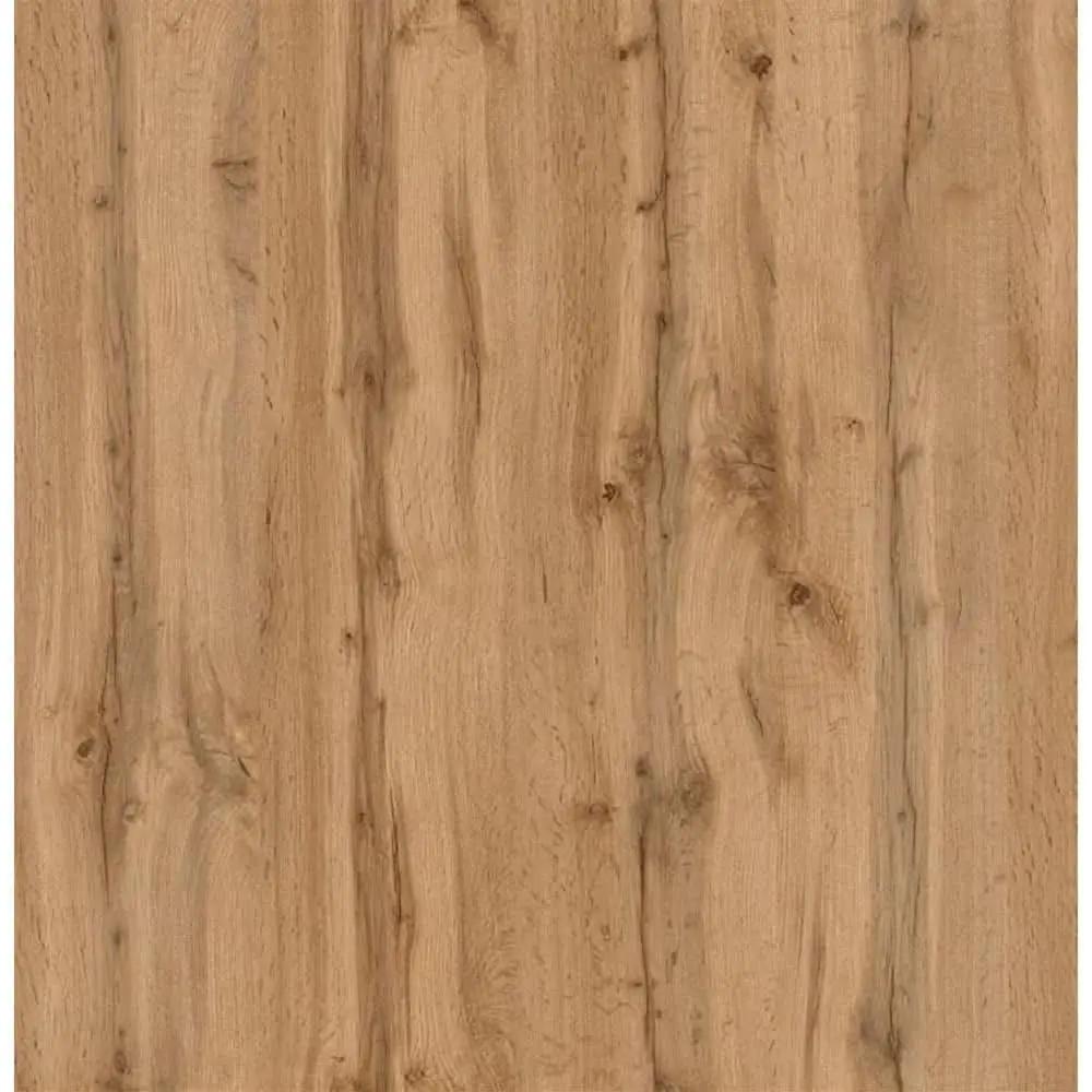 Oak Laminate Finish Extendable Dining Table With Two Leaves from PriceLows™