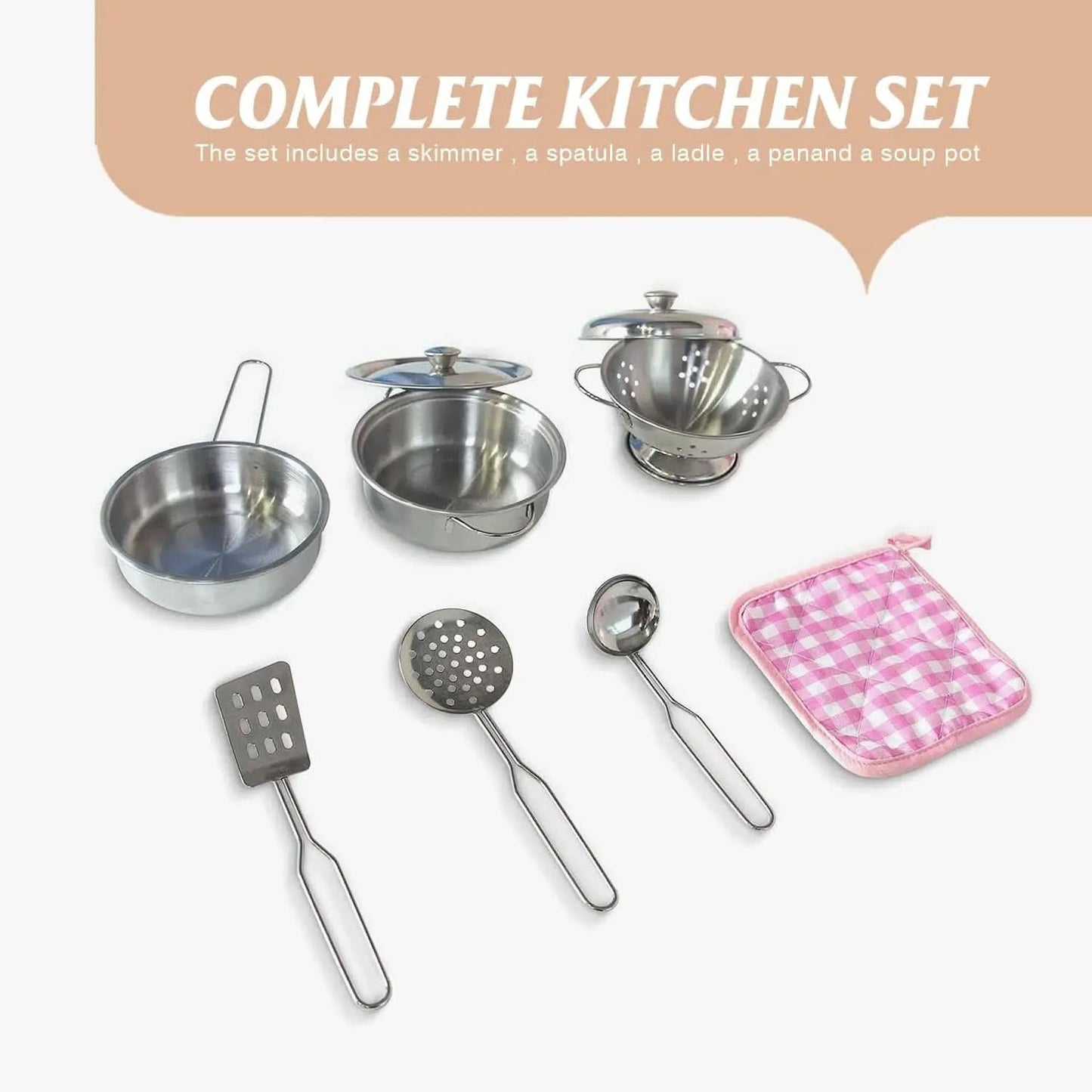 Wooden Kitchen Playset For Toddlers Featuring Lights from PriceLows™