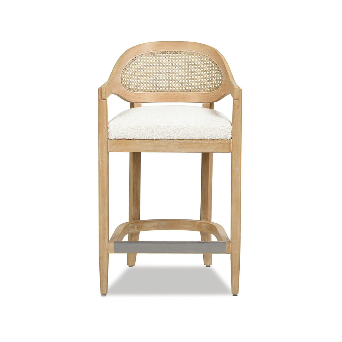 Americana Counter Stool | Mid-Century Modern | Cane Back | Kiln-Dried Wood Frame