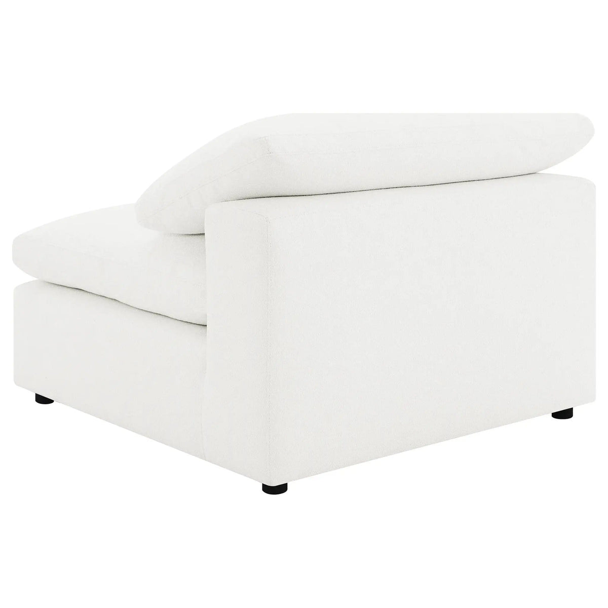 Raleigh 5-piece Boucle Upholstered Modular Sectional | 5-Piece Set | Boucle & Fabric | Ivory