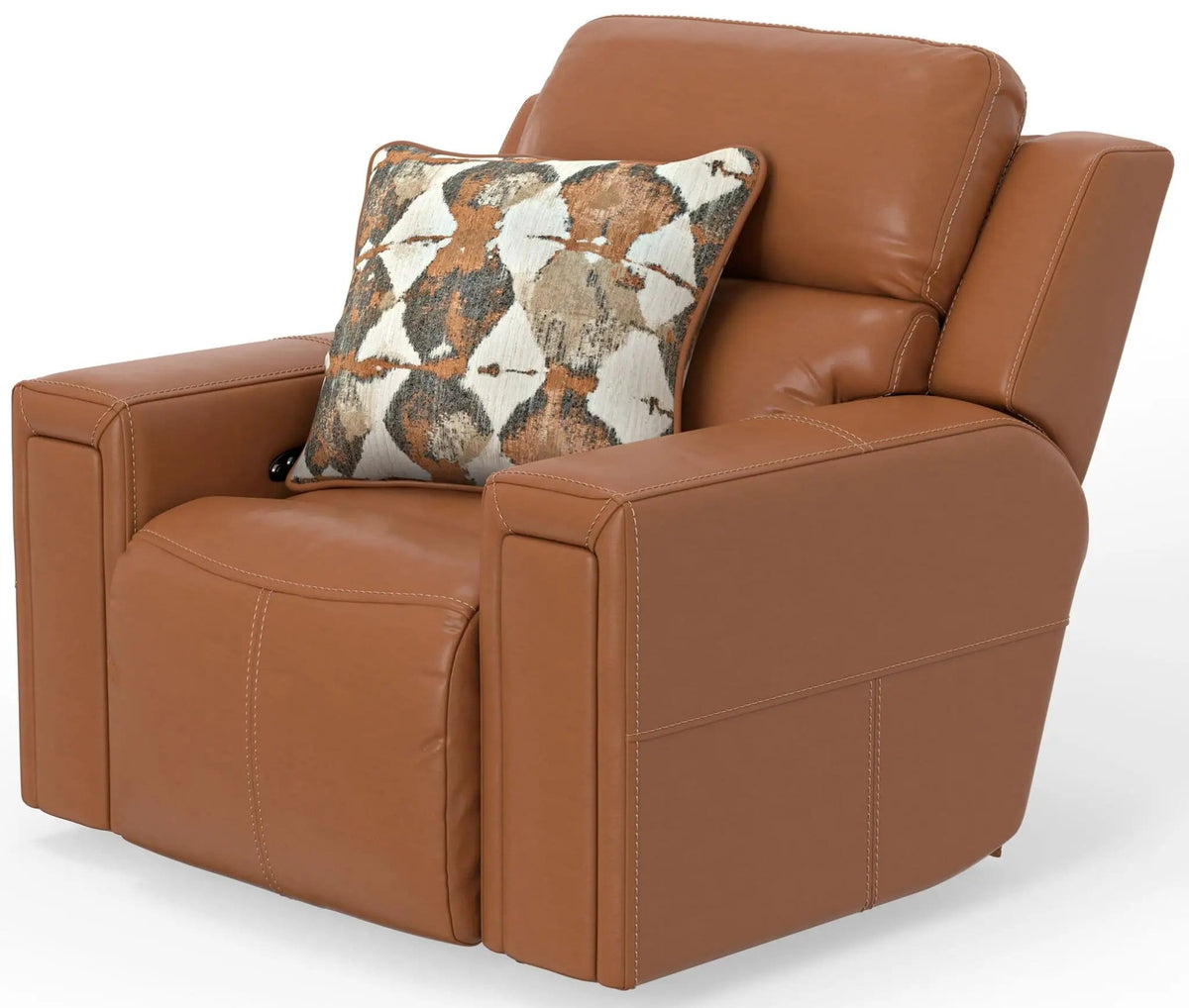 Arezzo Power Headrest Power Lay Flat Recliner With Zero Gravity/Extended Ottoman | 2 Pieces | Leather | Living Room