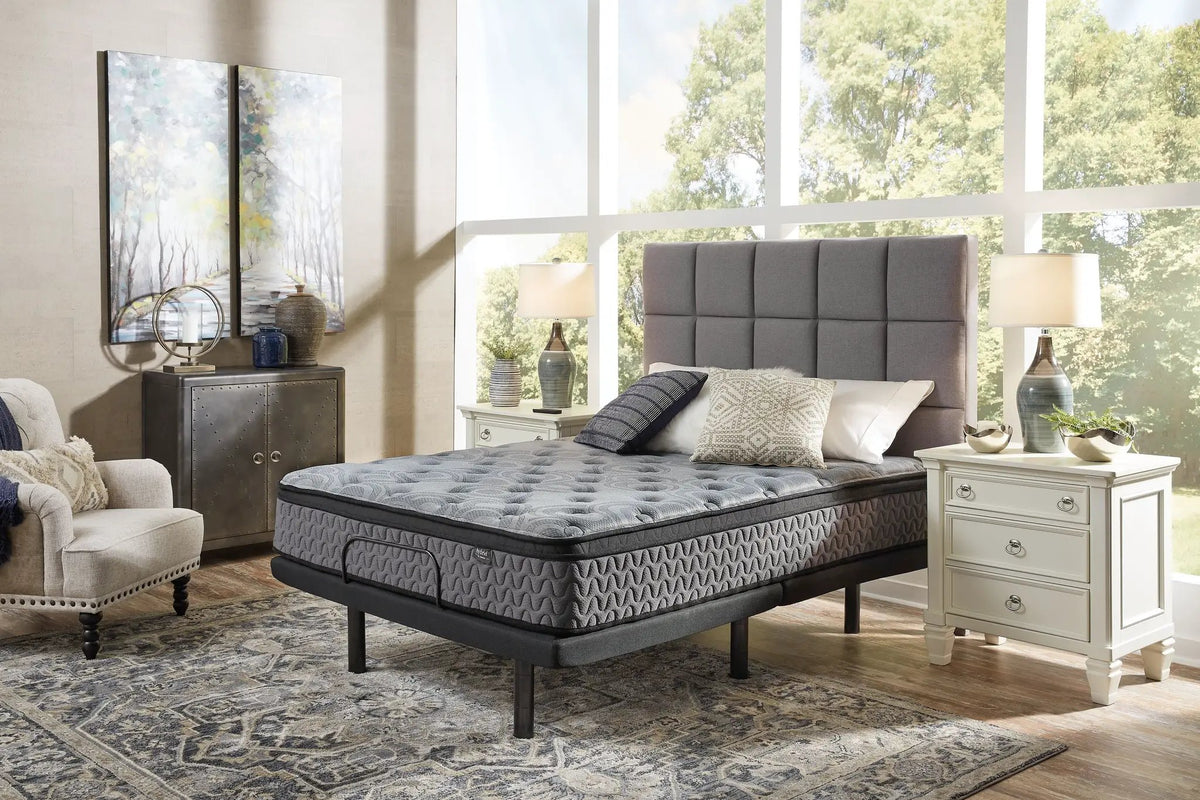 Augusta Firm Hybrid Mattress | 12 Inch Height | Euro Pillow Top | Low-Maintenance Design