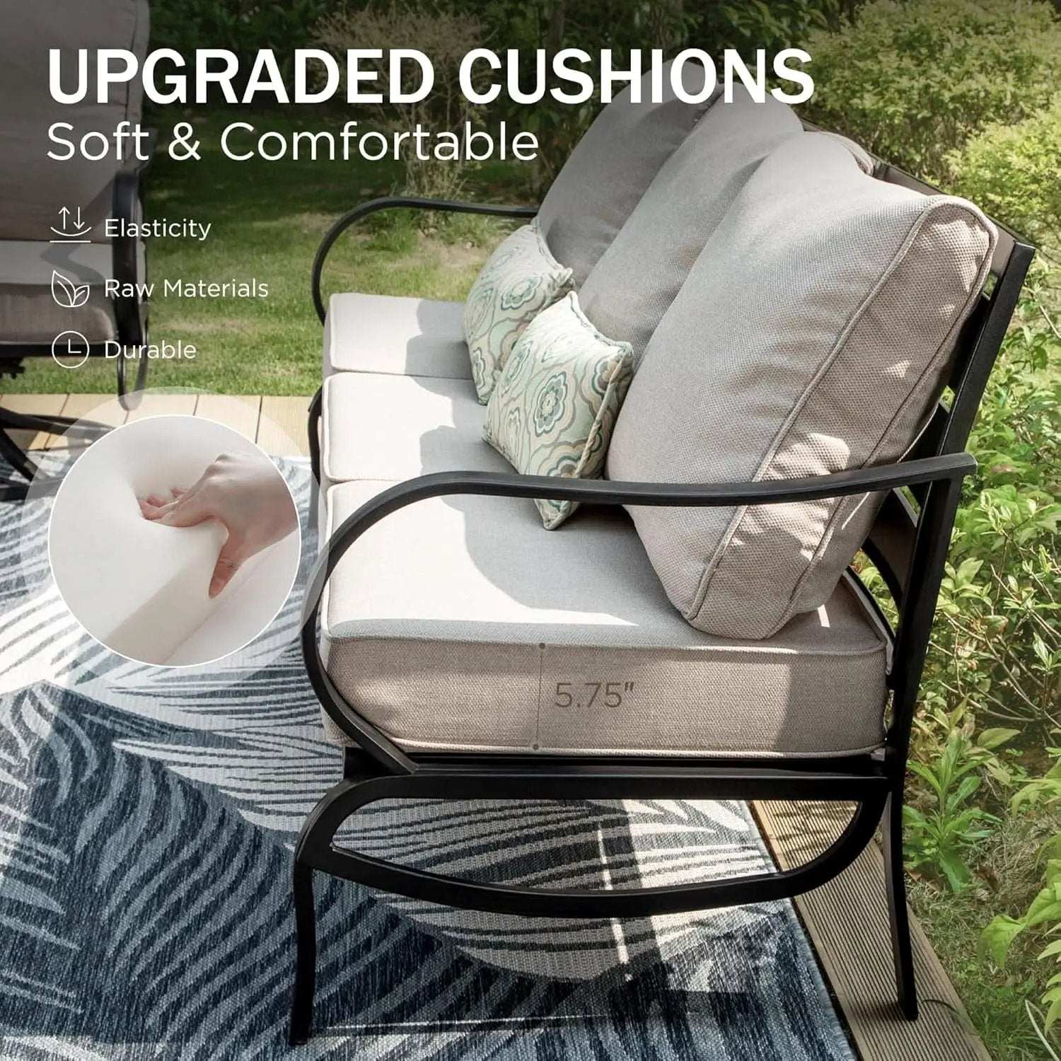 Deluxe 6 Piece Patio Furniture Set for Outdoor Comfort from PriceLows™