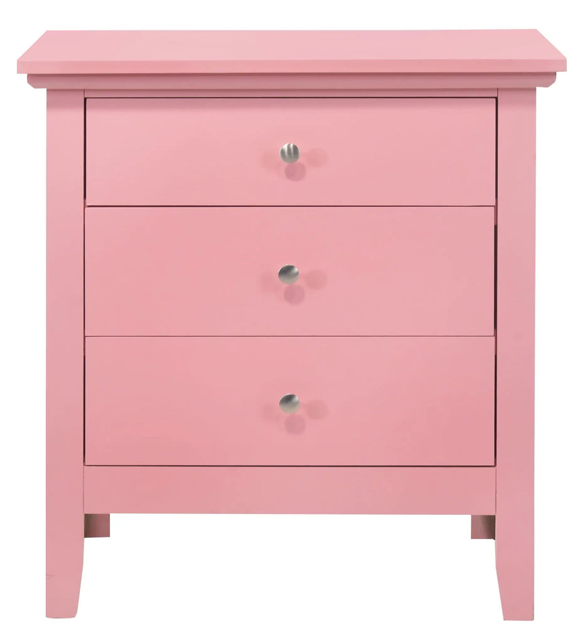 3 Drawer Nightstand | Real Wood Veneer | Dovetail Joints | Fully Assembled