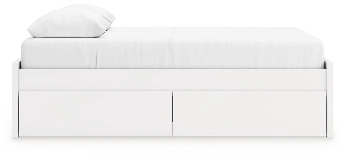 Platform Bed | Four Storage Drawers | Clean Minimal Design