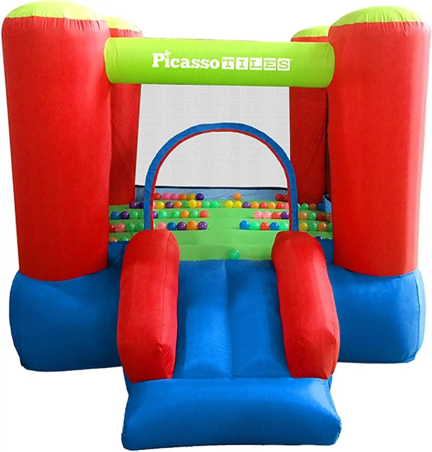 8x7 Junior Inflatable Bouncer With Slide And 50 Balls from PriceLows™