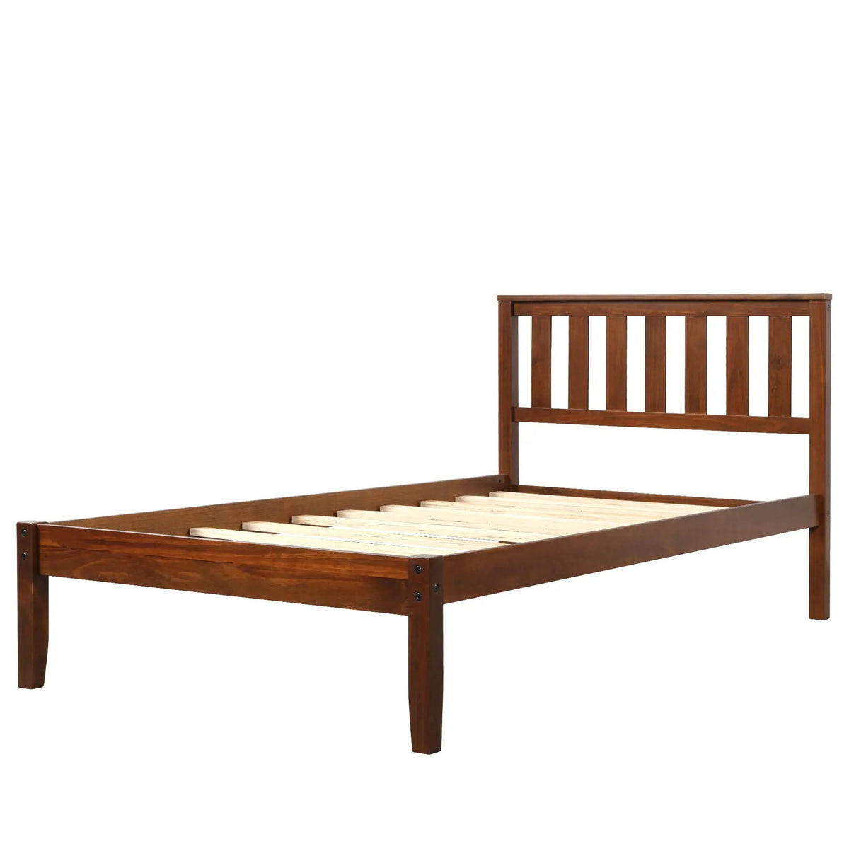 Platform Bed | Solid Wood | Headboard And Footboard | Slat Support