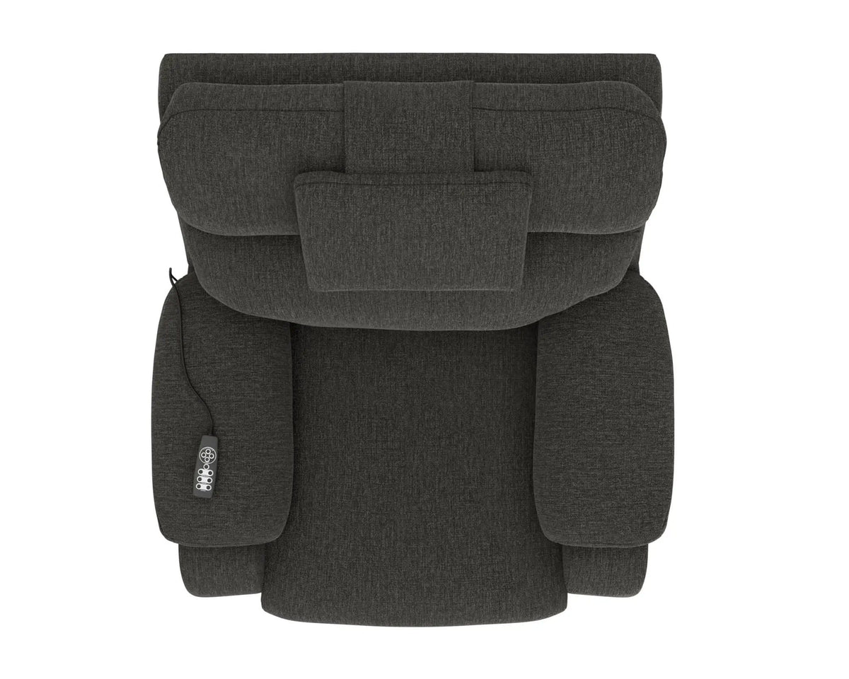 Snoozer Power Lift Power Headrest Lay Flat Recliner With CR3 Heat / Massage / Zero | 3 Pieces | Fabric | Living Room
