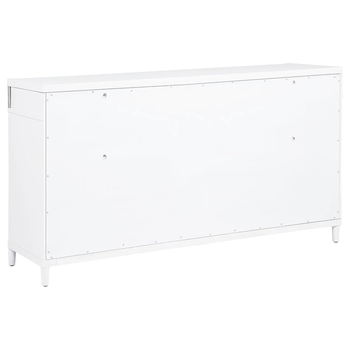Gracemont 8-drawer Bedroom Dresser Cabinet | 65.5 x 18 x 36.25 in | Rubberwood & Engineered Wood | White