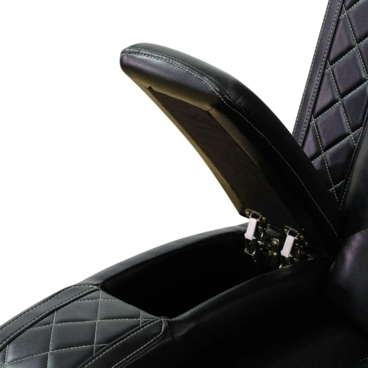 Electric Power Recliner Sofa Black With USB Charging Ports from PriceLows™