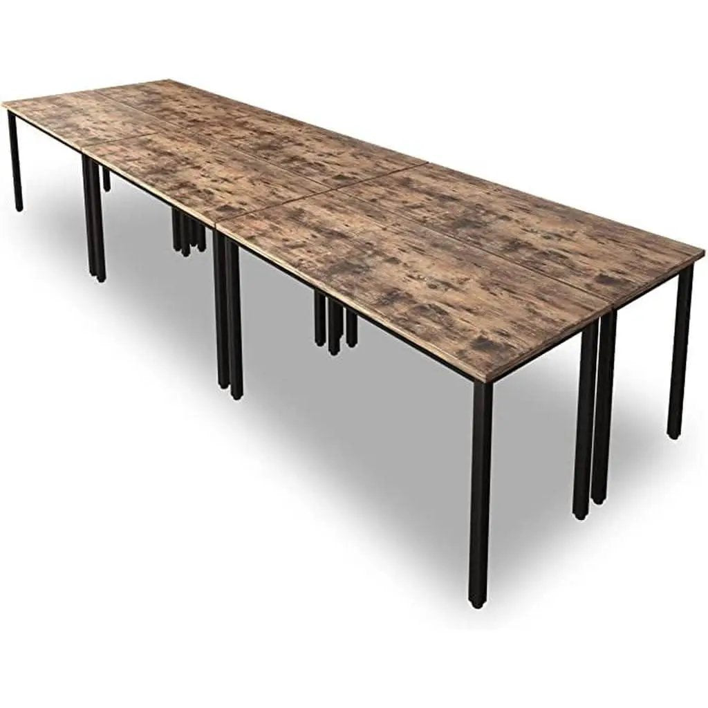 Rustic Vintage Brown Conference Table For 16 Seats from PriceLows™