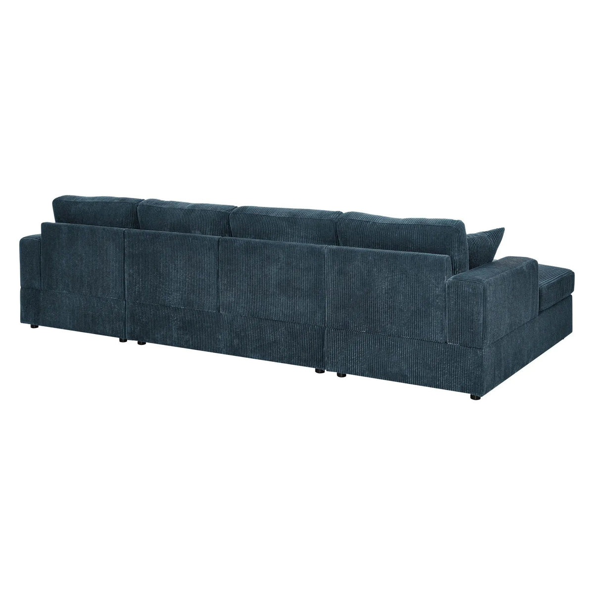 3 Piece Double Chaise Sectional Sofa | Seating For Four | Engineered Wood Frame | 120 Inch Width