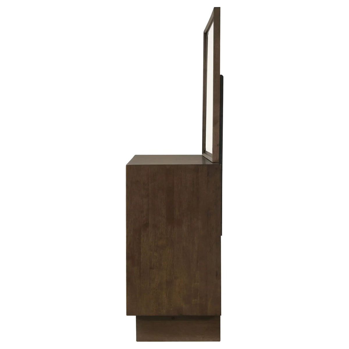 Glenwood 6-drawer Dresser and Mirror Warm | 64 x 20 x 72.25 in | Wood | Brown