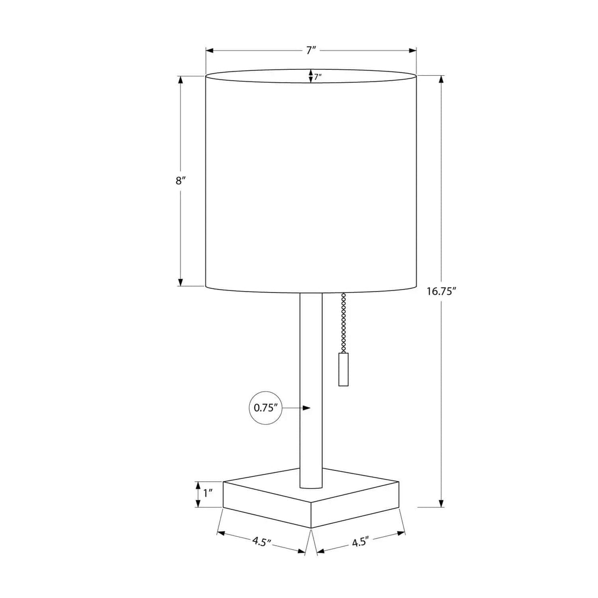 Lighting, Table Lamp, USB Port Included, Nickel, Contemporary (Set of 2) | 2 Pieces | Fabric & Metal | Home