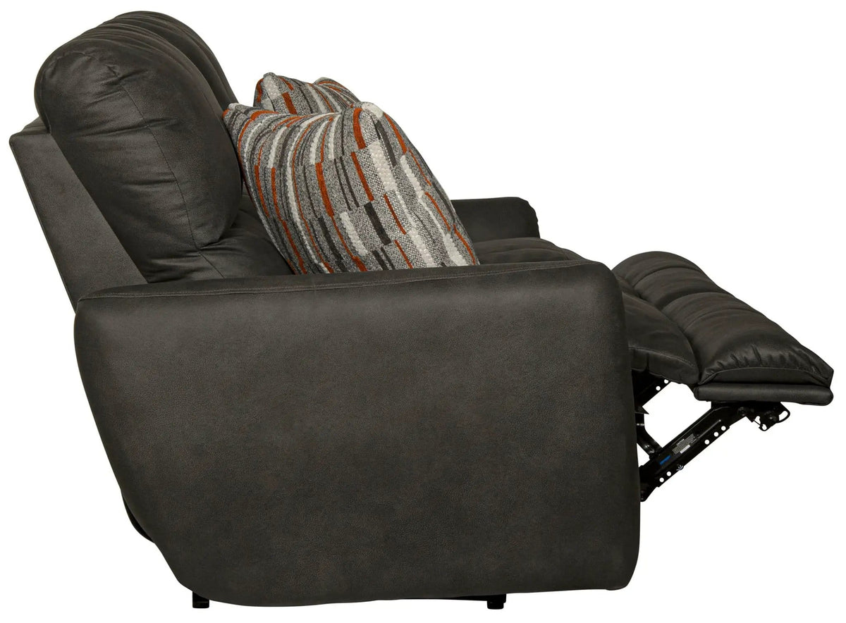 Dorian Reclining Loveseat | 4 Pieces | Faux Leather & Fabric | Living Room