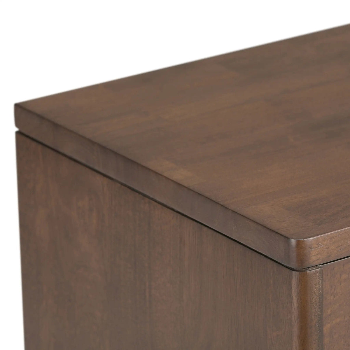 Harper Low Storage Cabinet | Handcrafted Rubberwood | Two Sliding Doors | Two Adjustable Shelves