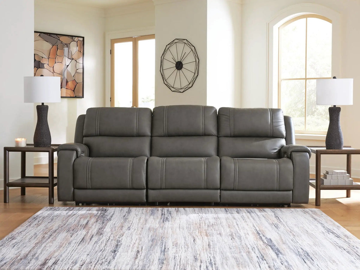 Power Reclining Sectional | USB Charging | Adjustable Headrests | Mocha