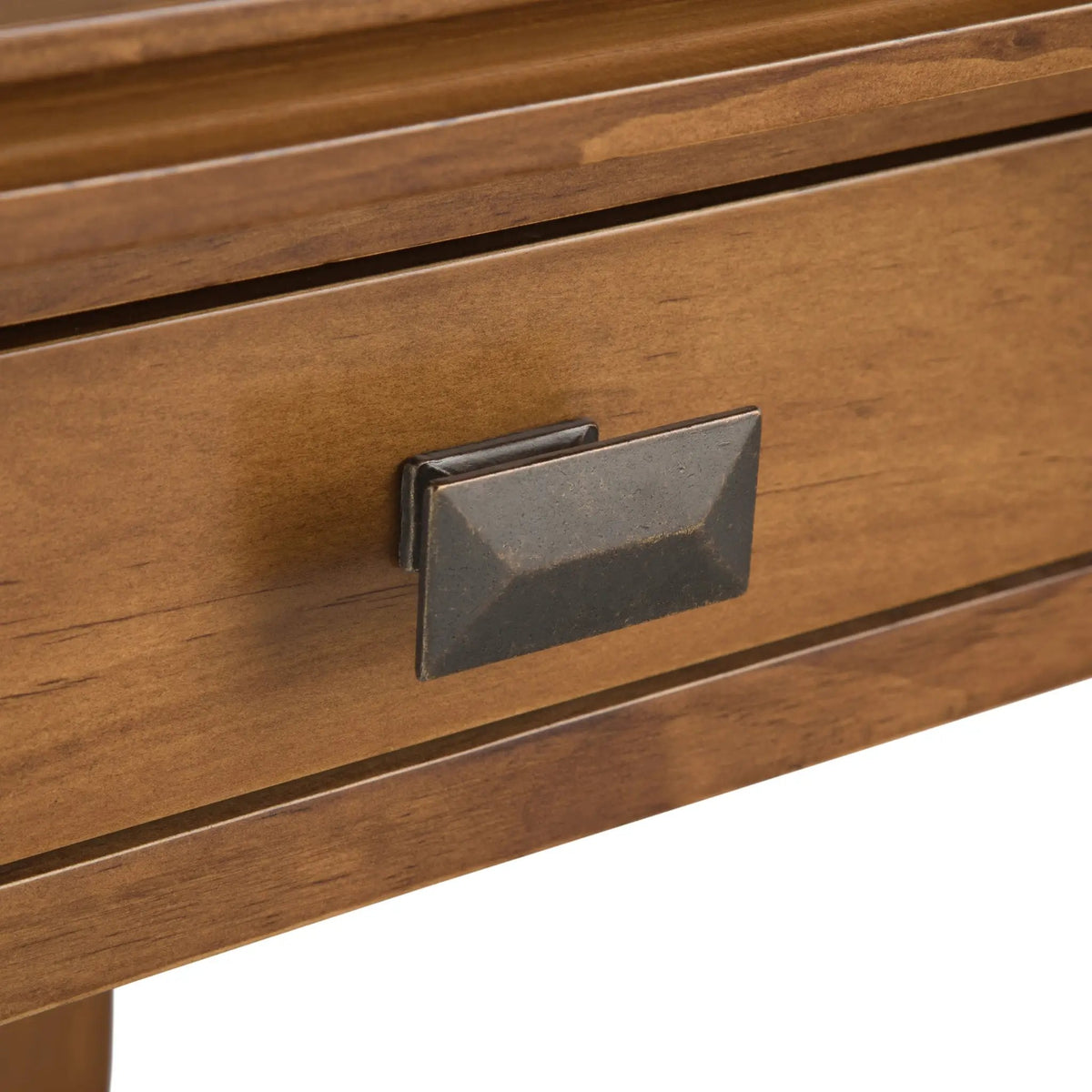 Artisan End Table | Handcrafted Solid Wood | One Drawer | Metal Drawer Glides