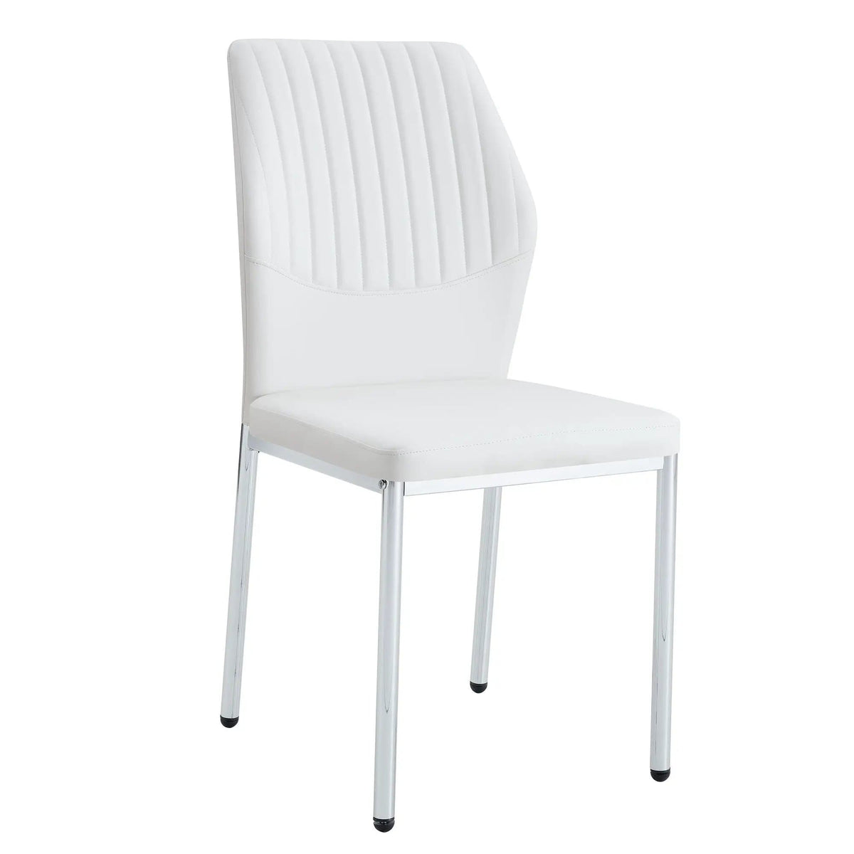 Luxury Simple High Resilience Dining Chair With Metal Legs Chair Set | 2 Pieces | Metal & Ceramic | Dining Room