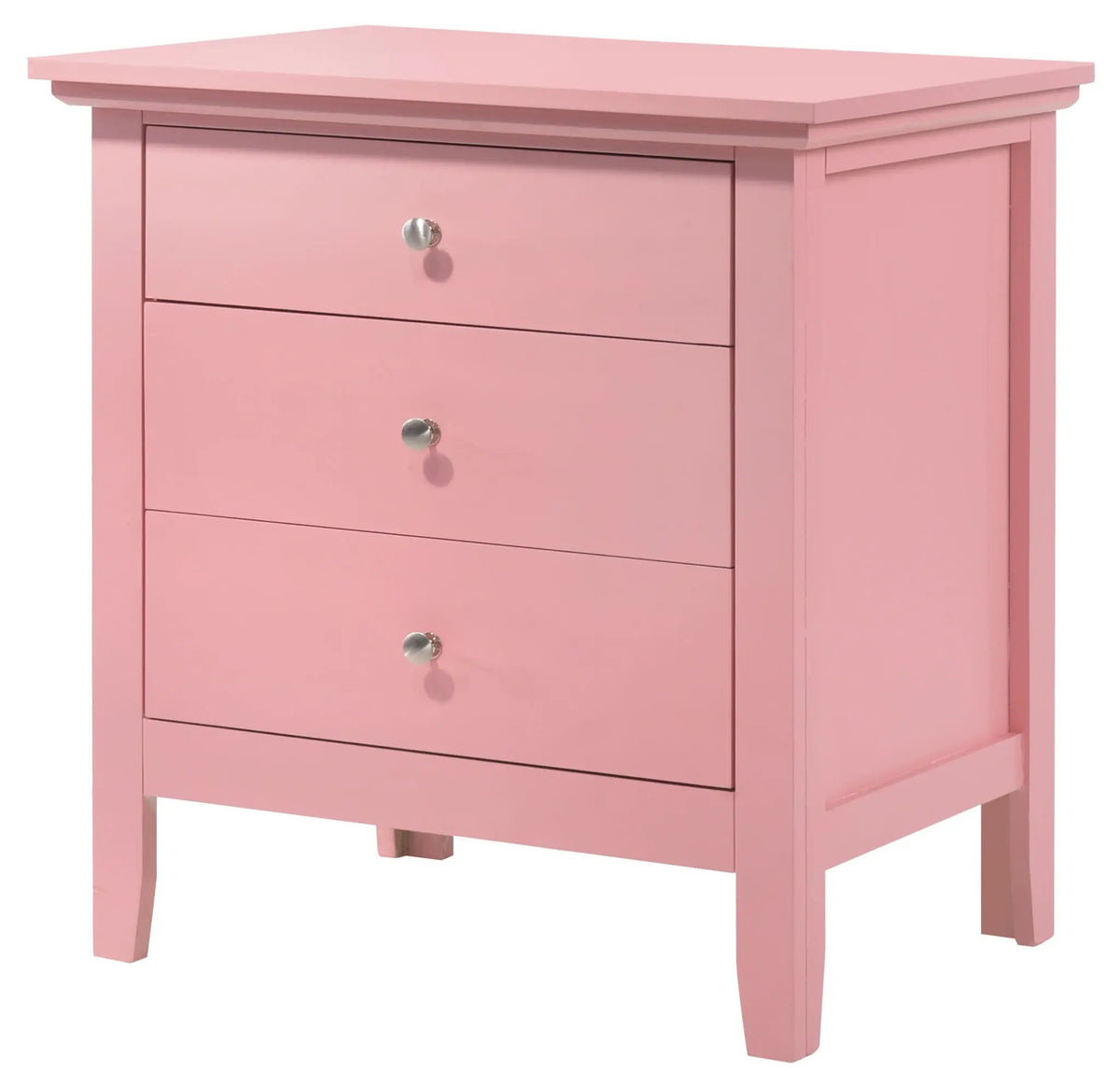 3 Drawer Nightstand | Real Wood Veneer | Dovetail Joints | Fully Assembled
