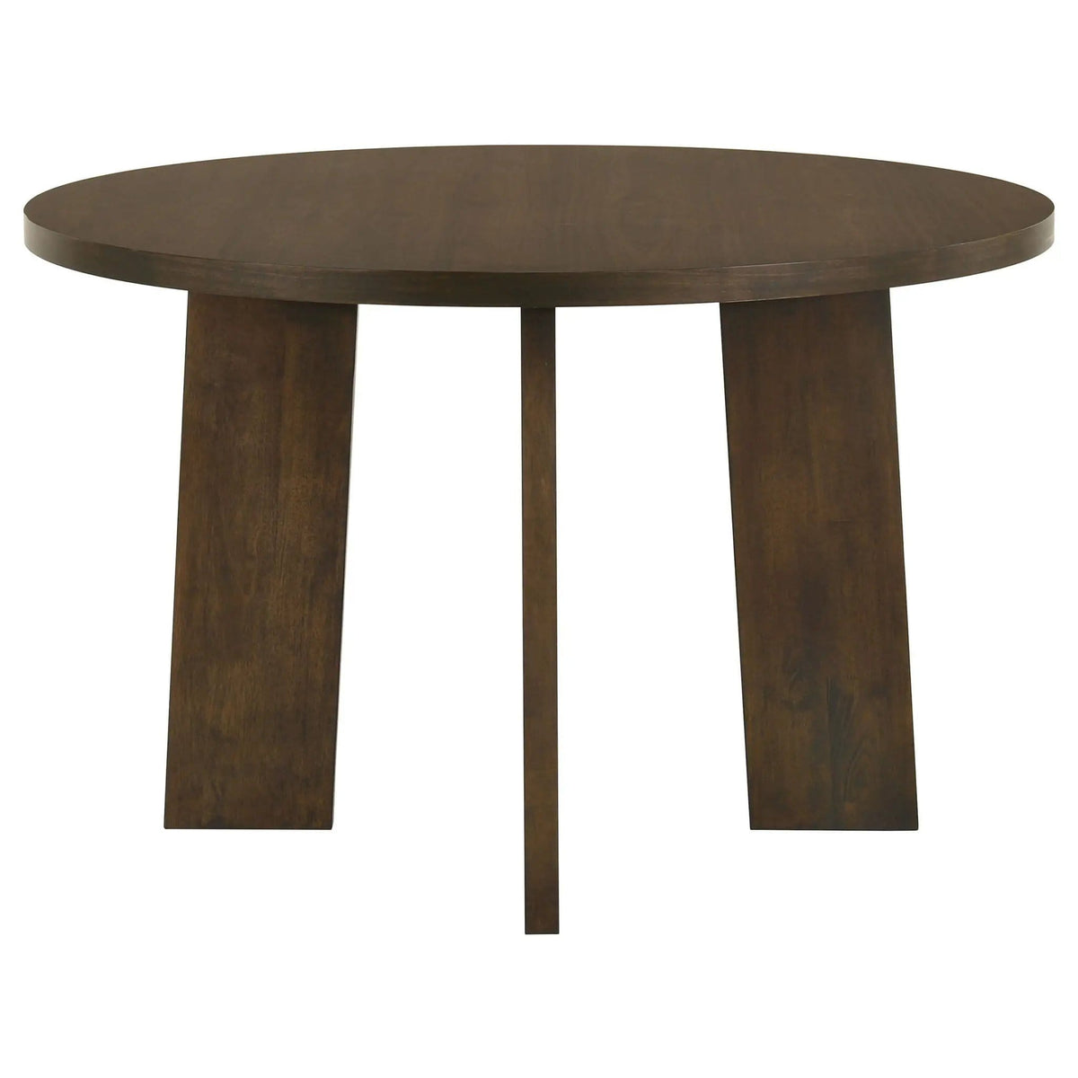 Strouse 5-piece Dining Set Cream and | 5-Piece Set | Rubberwood & Engineered Wood | Walnut