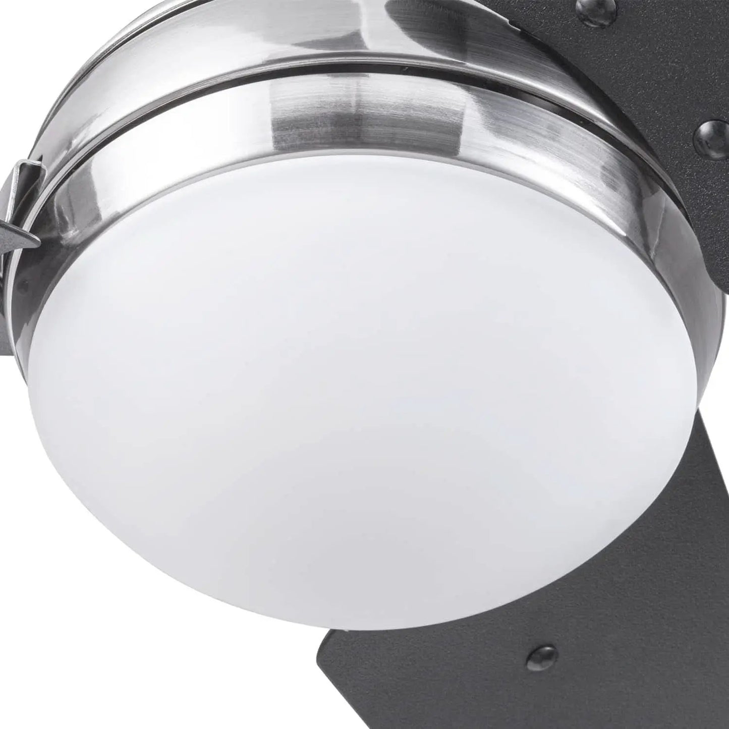 52 Inch Brushed Nickel LED Ceiling Fan With Remote from PriceLows™