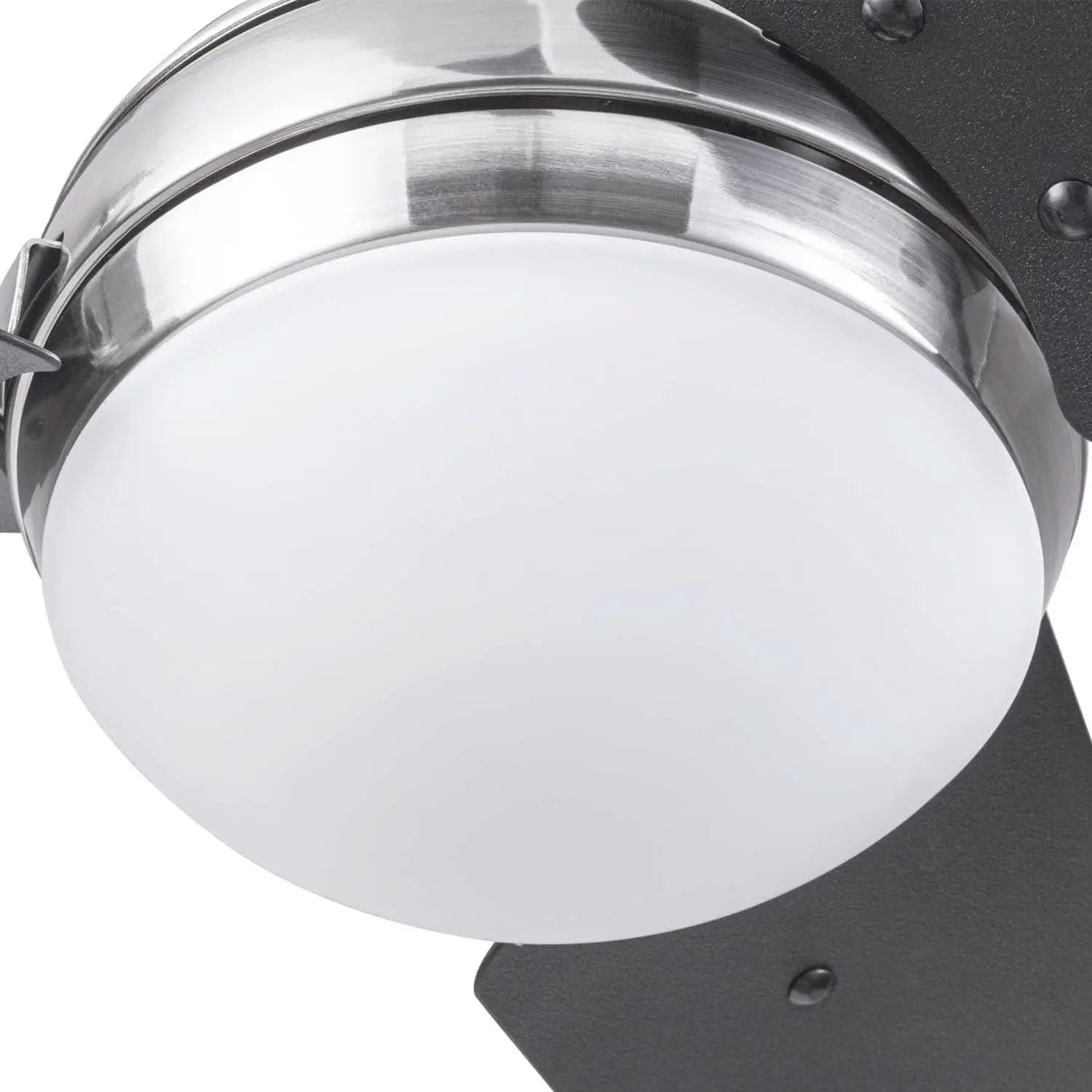 52 Inch Brushed Nickel LED Ceiling Fan With Remote from PriceLows™