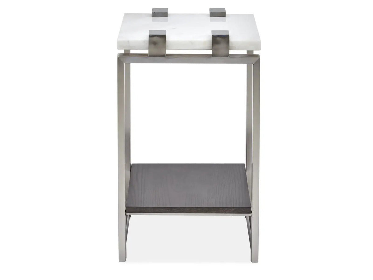 Paradox Rectangular End Table | 26 Inch Length | Modern Lifestyle Design | 24 Inch Height