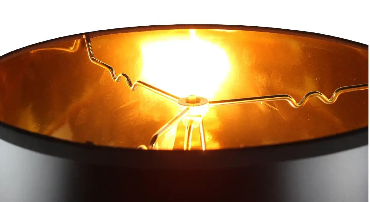 Shallow Drum Lamp Shade | 12W X 8H | Hardback | Black