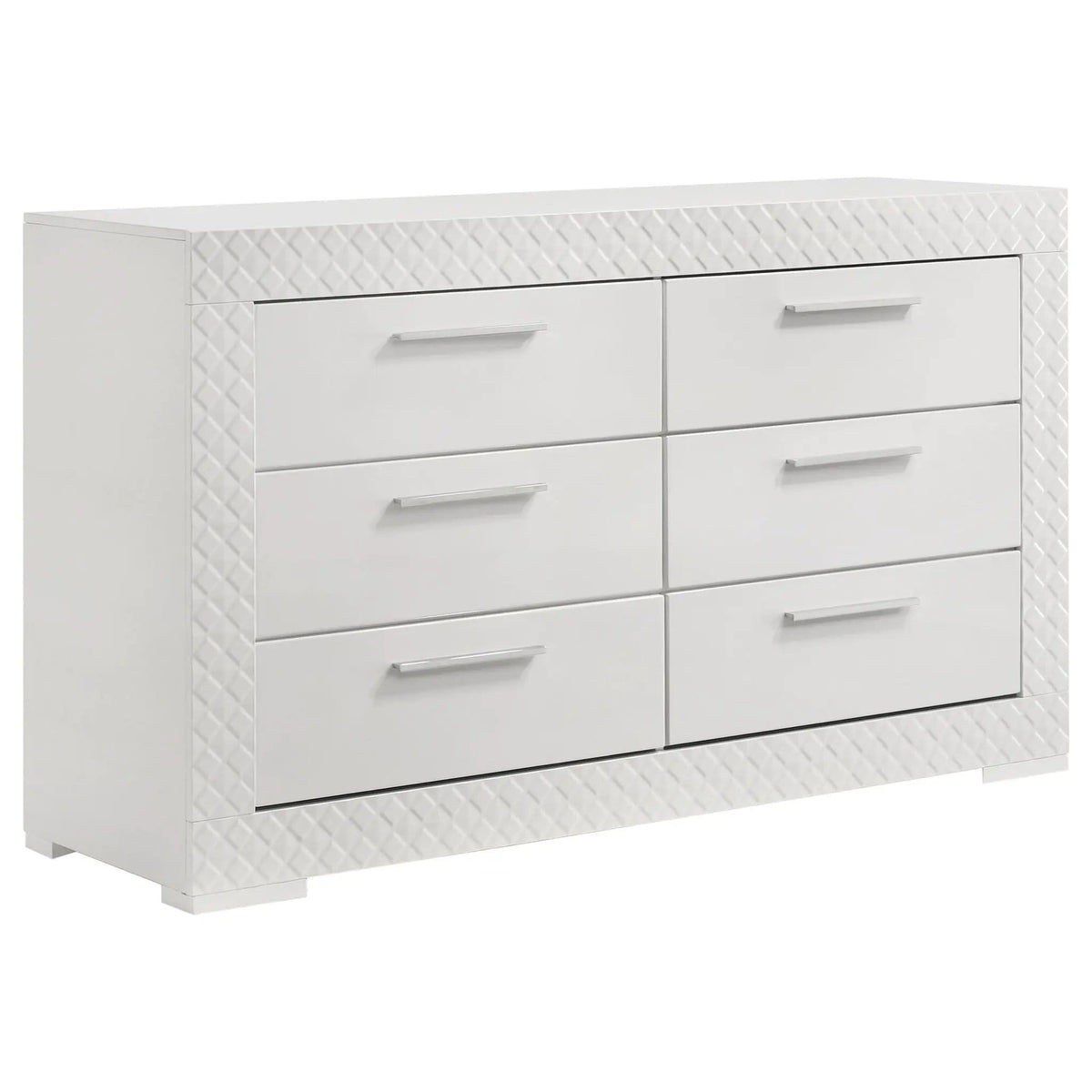Ives 5-piece Queen Bedroom Set White High Gloss | 5-Piece Set | Bedroom Furniture | Bedroom