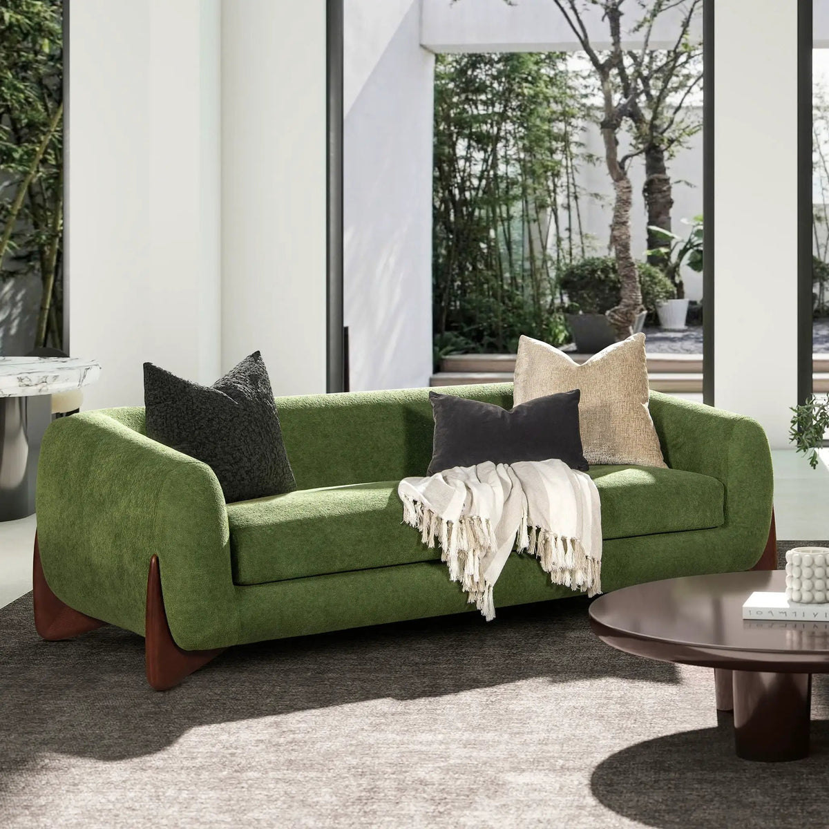 Alpine Sofa | Removable Seat Cushions | Comfortable Lounging | 90.5 Inch Length