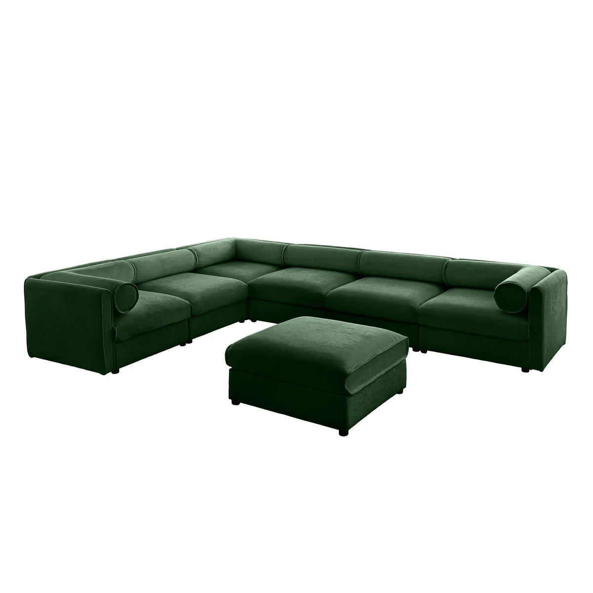 Contemporary Elegant Sofa With Storage And Ottoman 2 Piece Living Room Set | 2 Piece Living Room Set | Living Room Furniture | Living Room