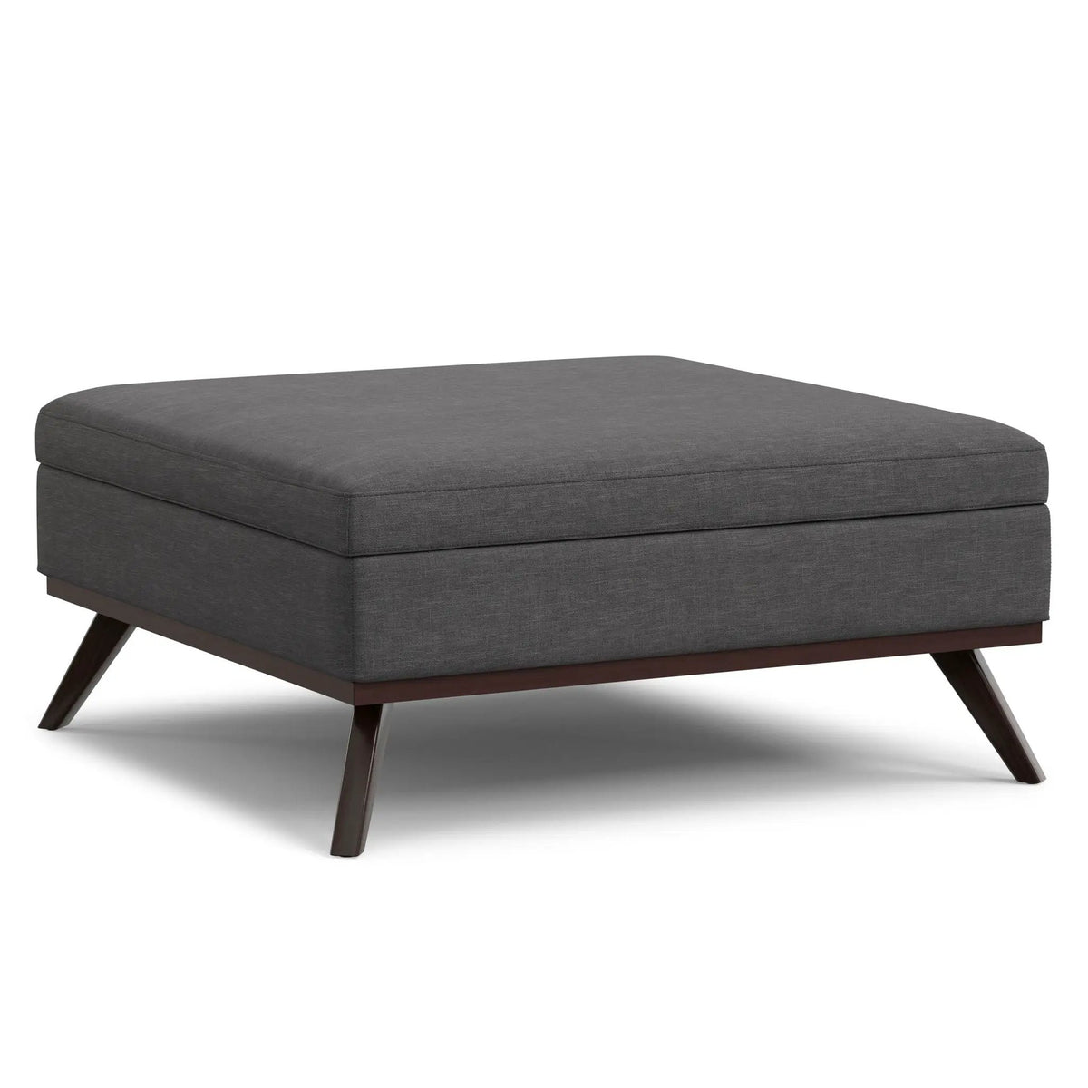 Owen Square Coffee Table Storage Ottoman | Hydraulic Lift-Up Lid | Multifunctional | 35.8 Inch Width