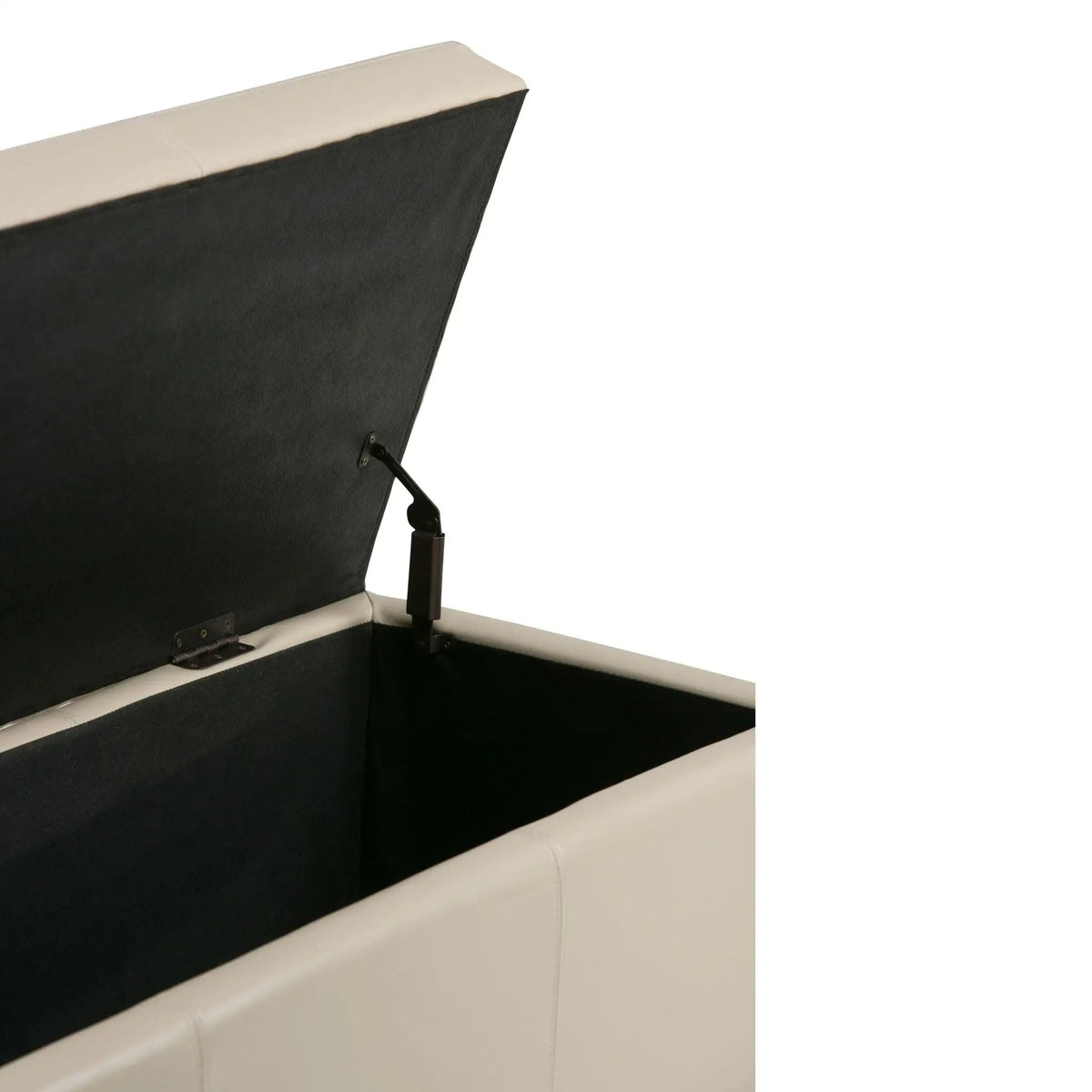 Storage Ottoman Bench | Solid Wood Frame | High Density Foam