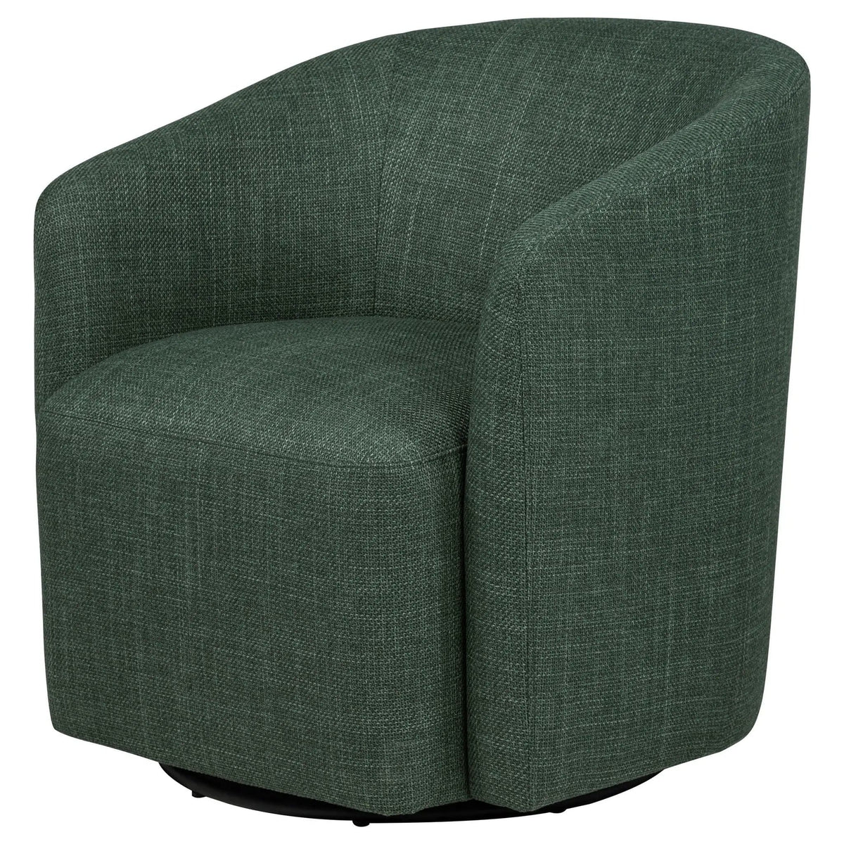 Mossbrook Fabric Upholstered Swivel Accent Chair | 29.25 x 29.25 x 31.5 in | Fabric | Green