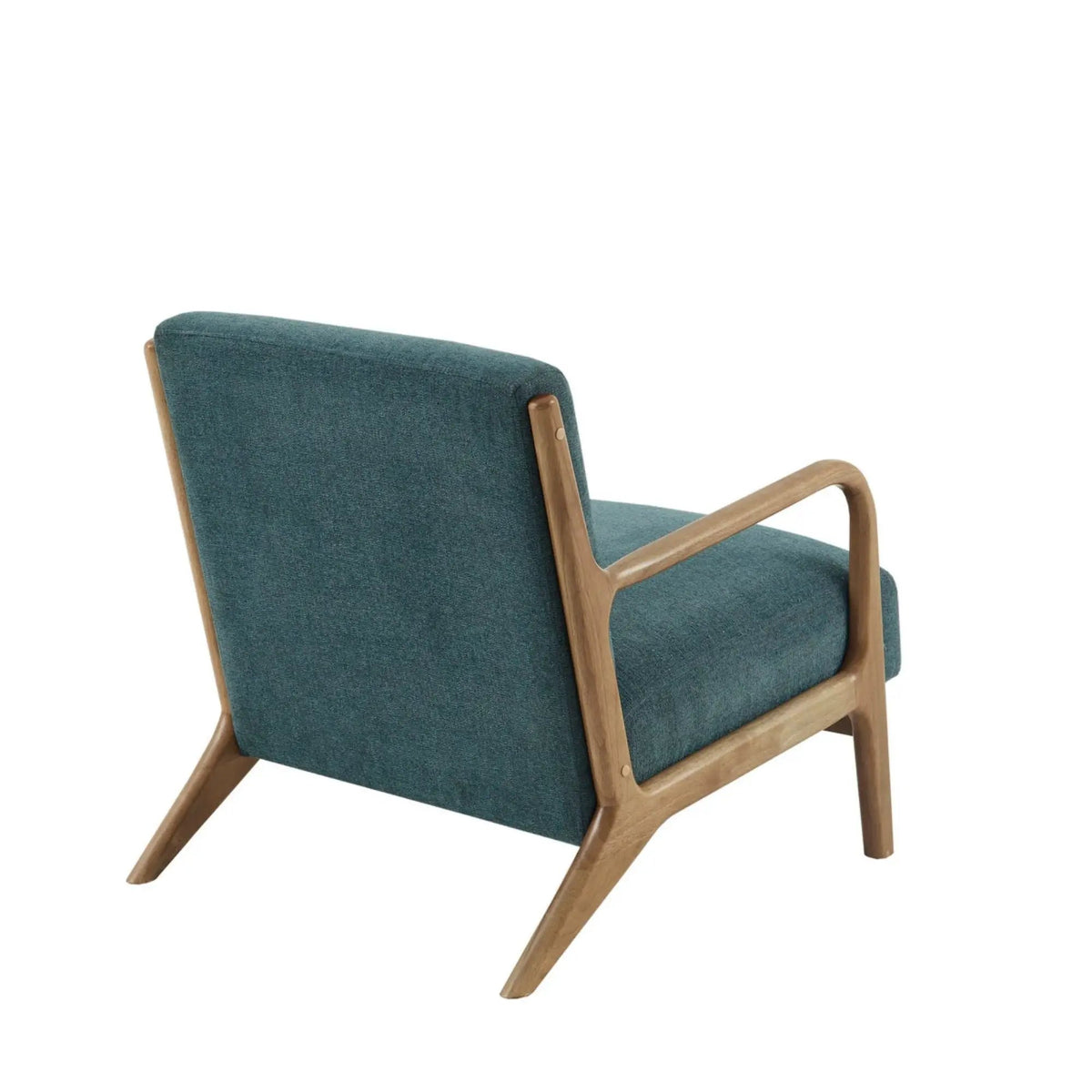 Mid Century Lounge Chair | Solid Wood Frame | High Density Foam | Elm Finish