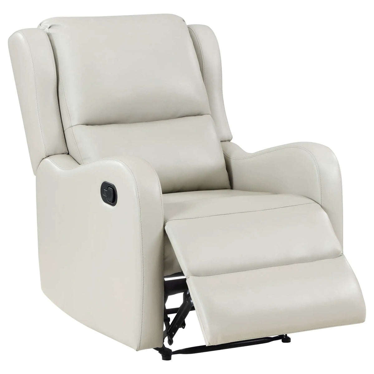 Kelsey Upholstered English Arm Recliner Chair | 30 x 38.25 x 41 in | Living Room Furniture | Ivory