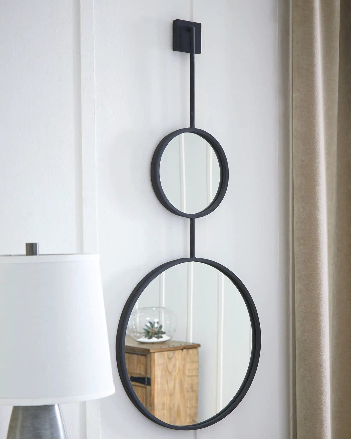 Brewer Accent Mirror | 18 x 2 x 42 in | Metal | Black