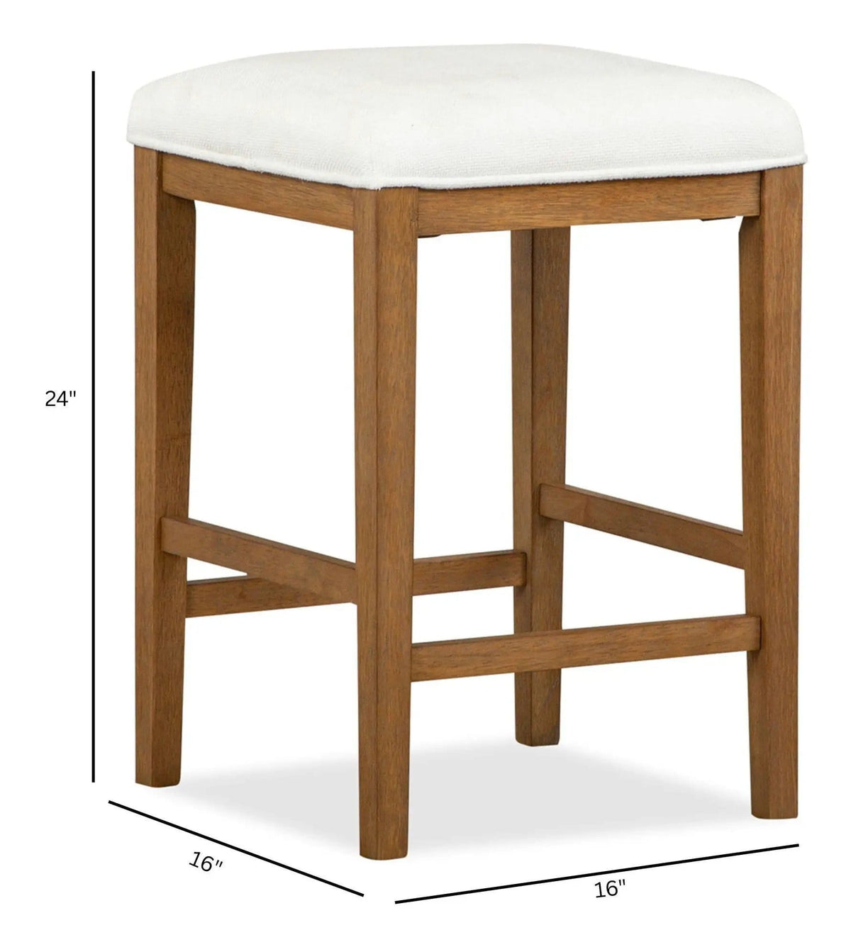 Lindon Upholstered Stool | 2 Pieces | Living Room Furniture | Living Room