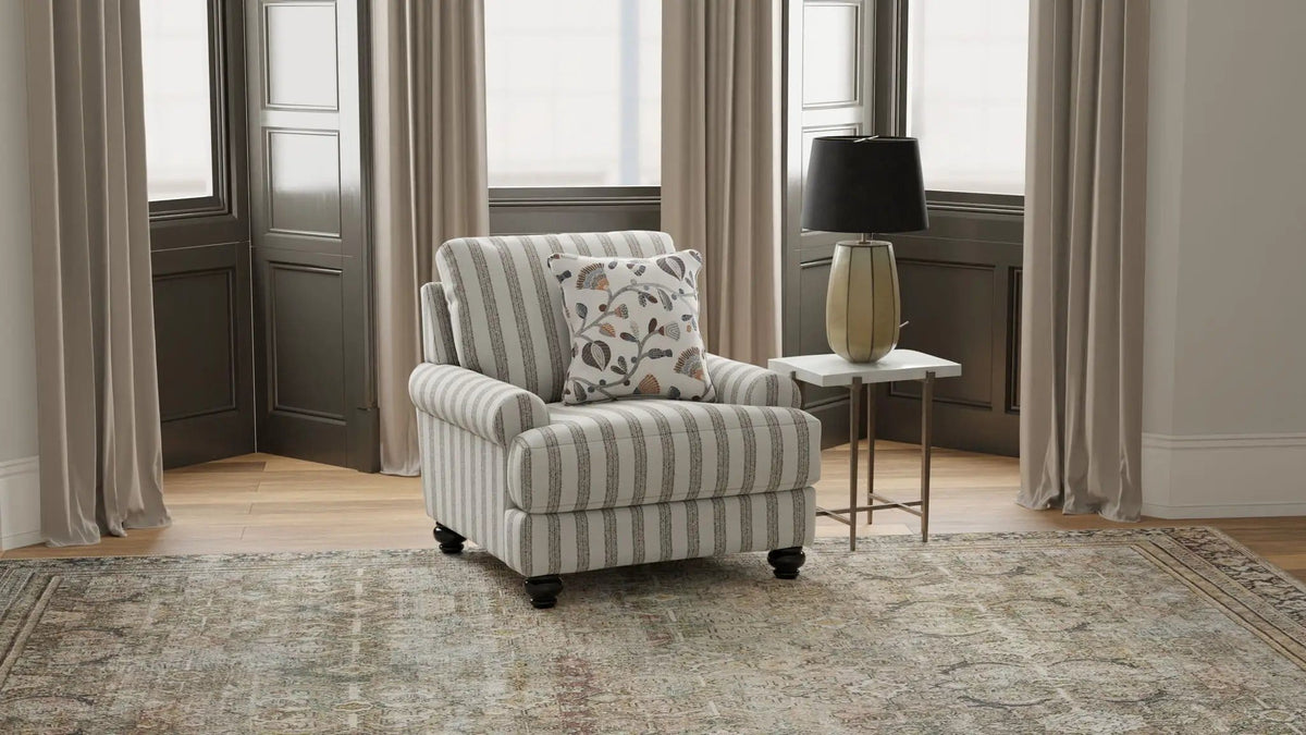 Marley Chair | 41 x 44 x 41 in | Polyester & Fabric | Mocha