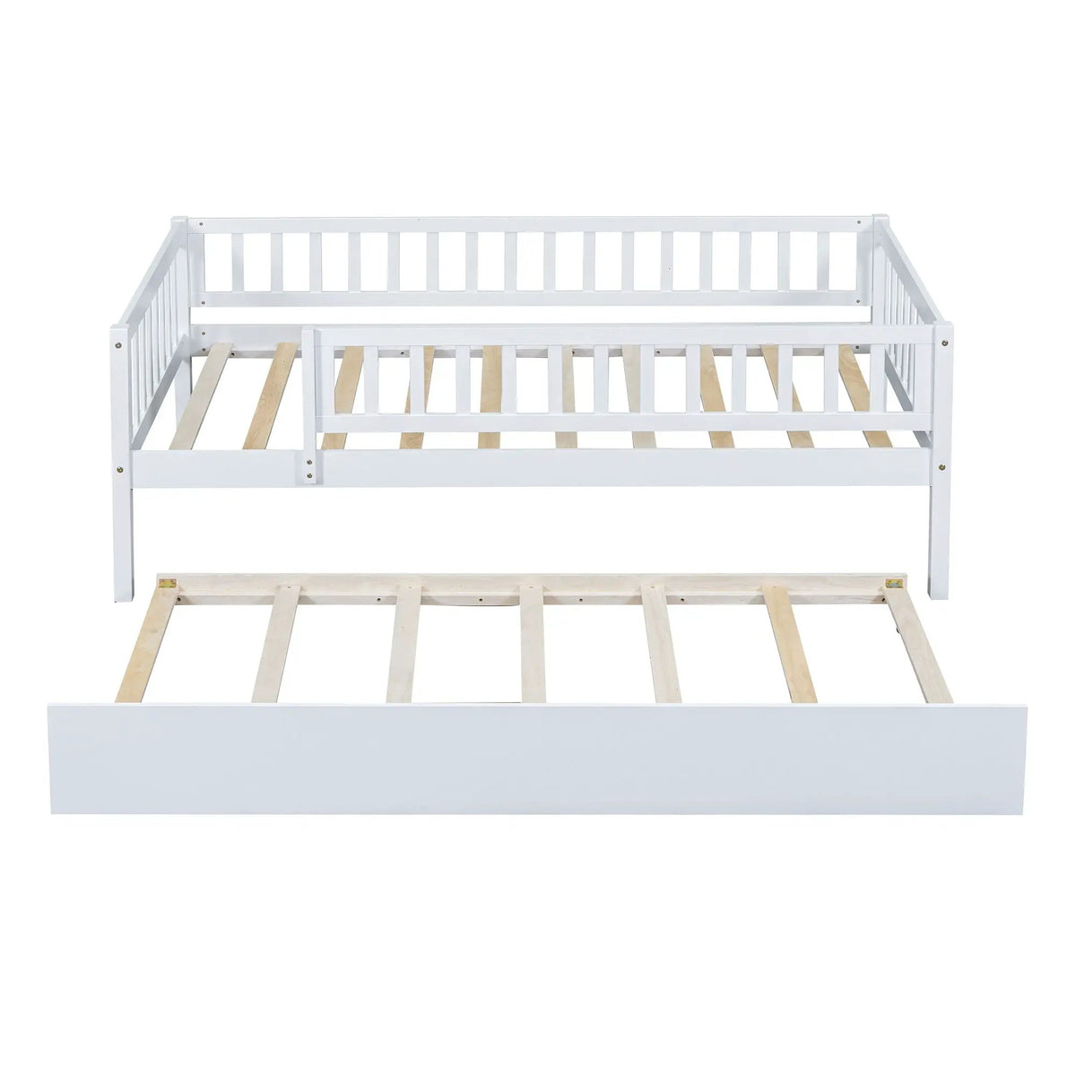 Multi-Functional Wooden Daybed | Solid Pine Wood Frame | Humidity Resistant | Trundle Design