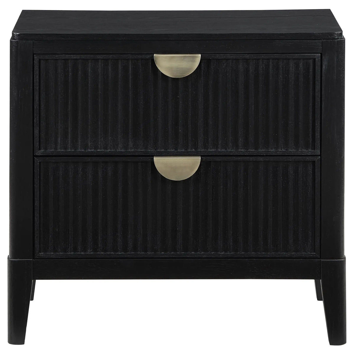 Brookmead 2-drawer Nightstand | 28.25 x 18 x 26.75 in | 2-Drawer | Black